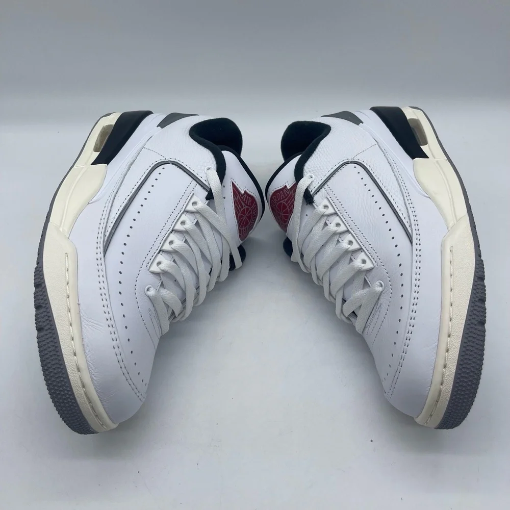 Nike Air Jordan 2/3 FD0383-148 Men's Size 10 Shoes White Black Athletic Sneakers